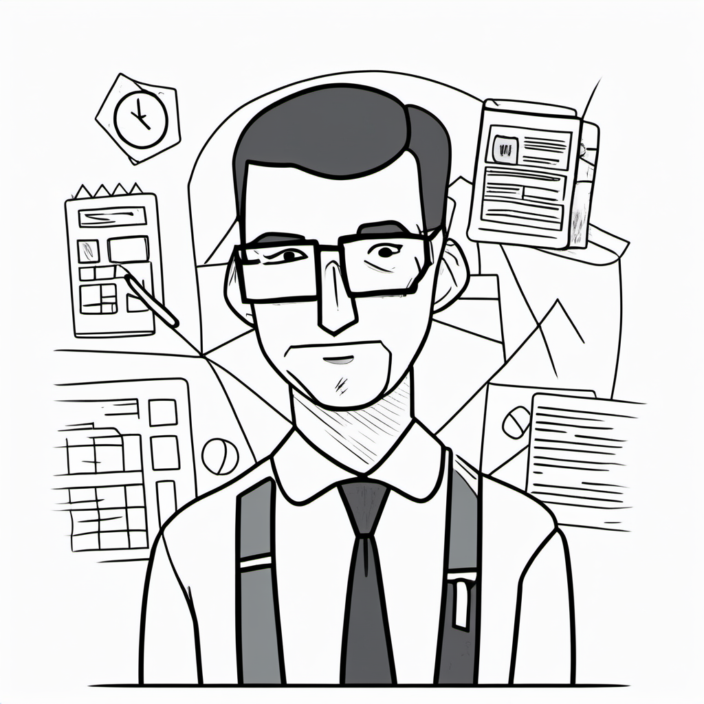 Kolorowanka Accountant 702 - Darmowa kolorowanka do druku dla dzieci