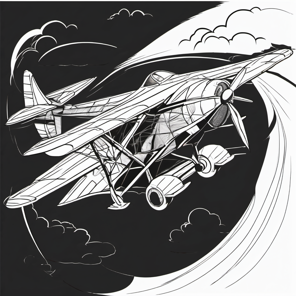 Kolorowanka Airplane 116 - Darmowa kolorowanka do druku dla dzieci