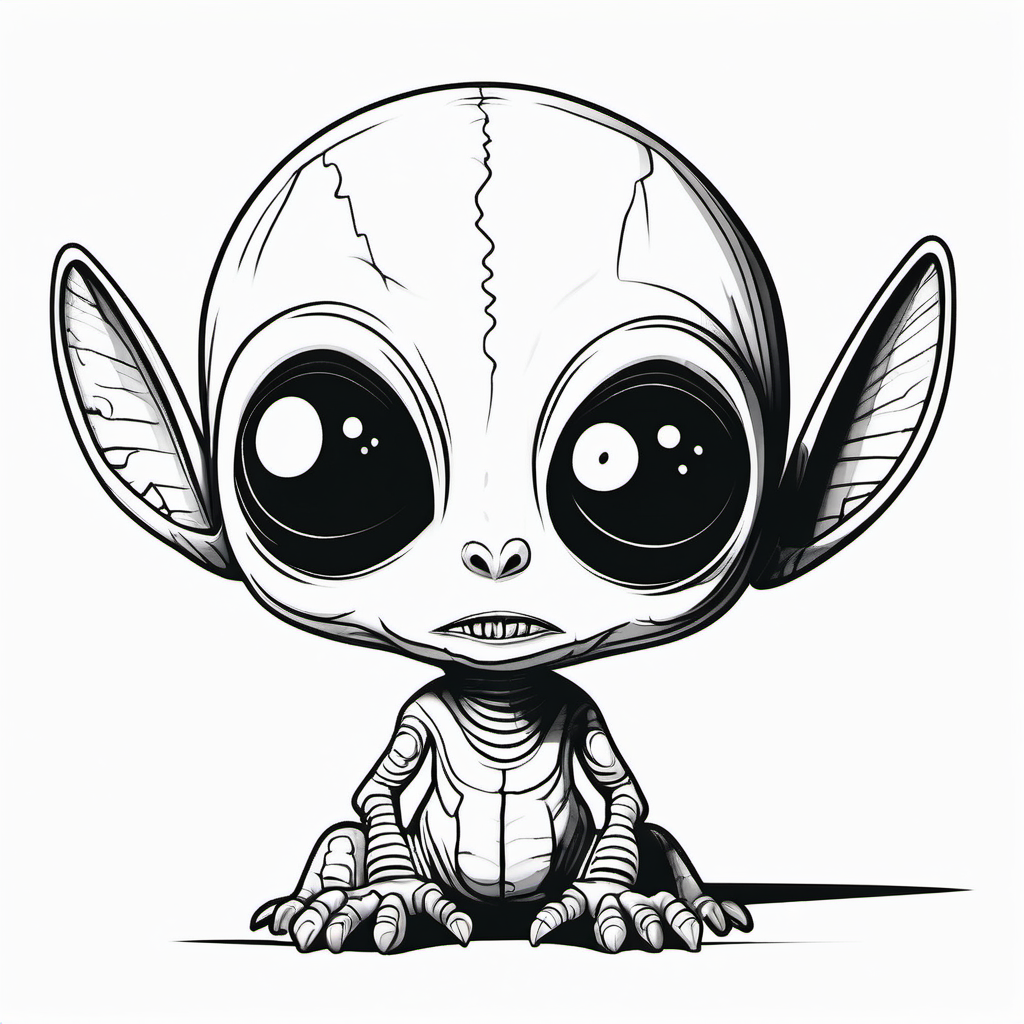 Kolorowanka Alien 495 - Darmowa kolorowanka do druku dla dzieci