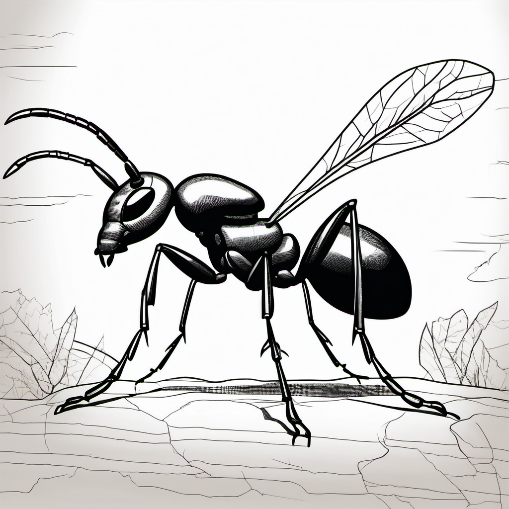 Kolorowanka Ant 884 - Darmowa kolorowanka do druku dla dzieci