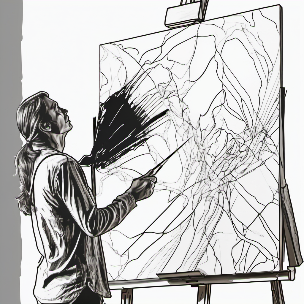 Kolorowanka Artist 278 - Darmowa kolorowanka do druku dla dzieci