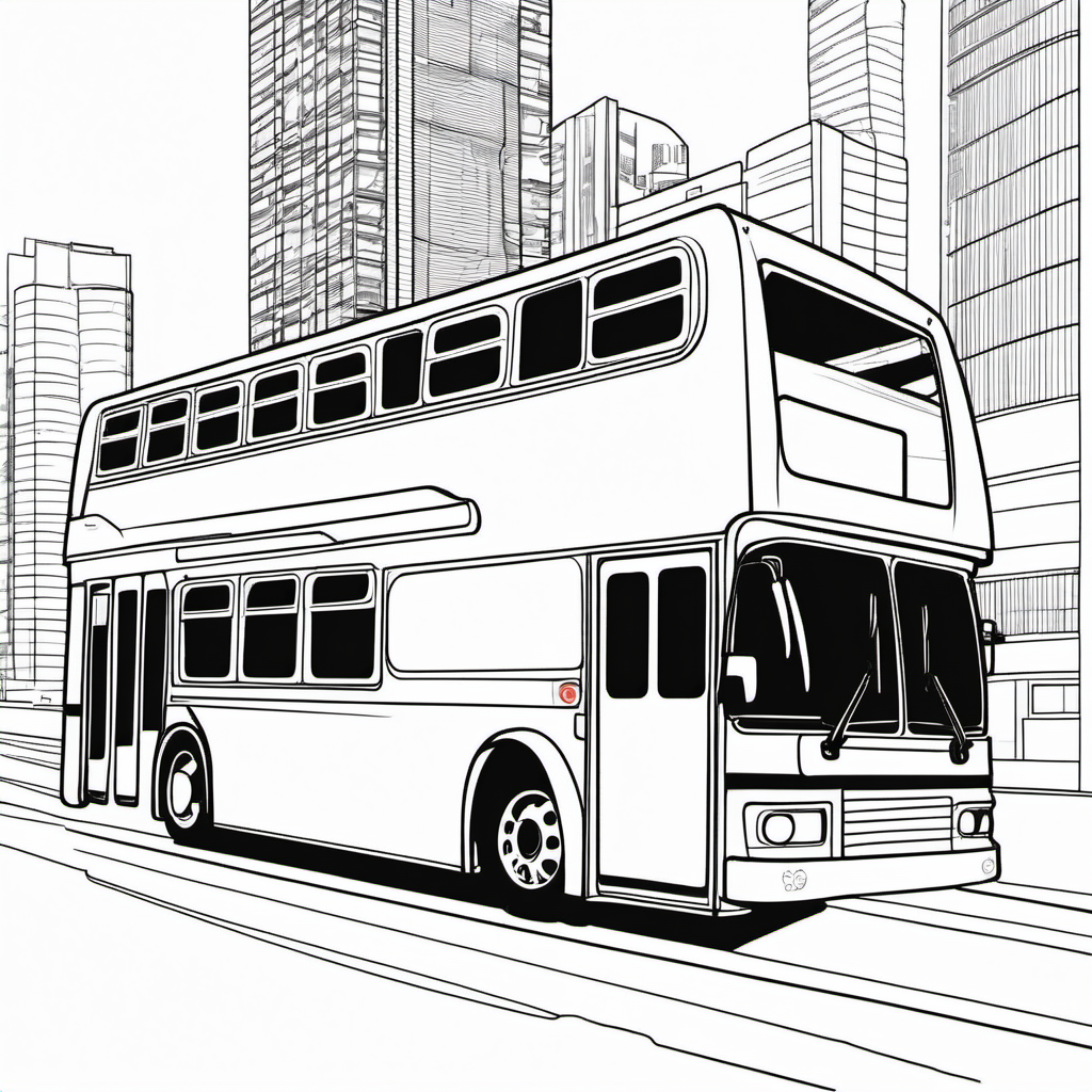 Kolorowanka Autobus 794 - Darmowa kolorowanka do druku dla dzieci