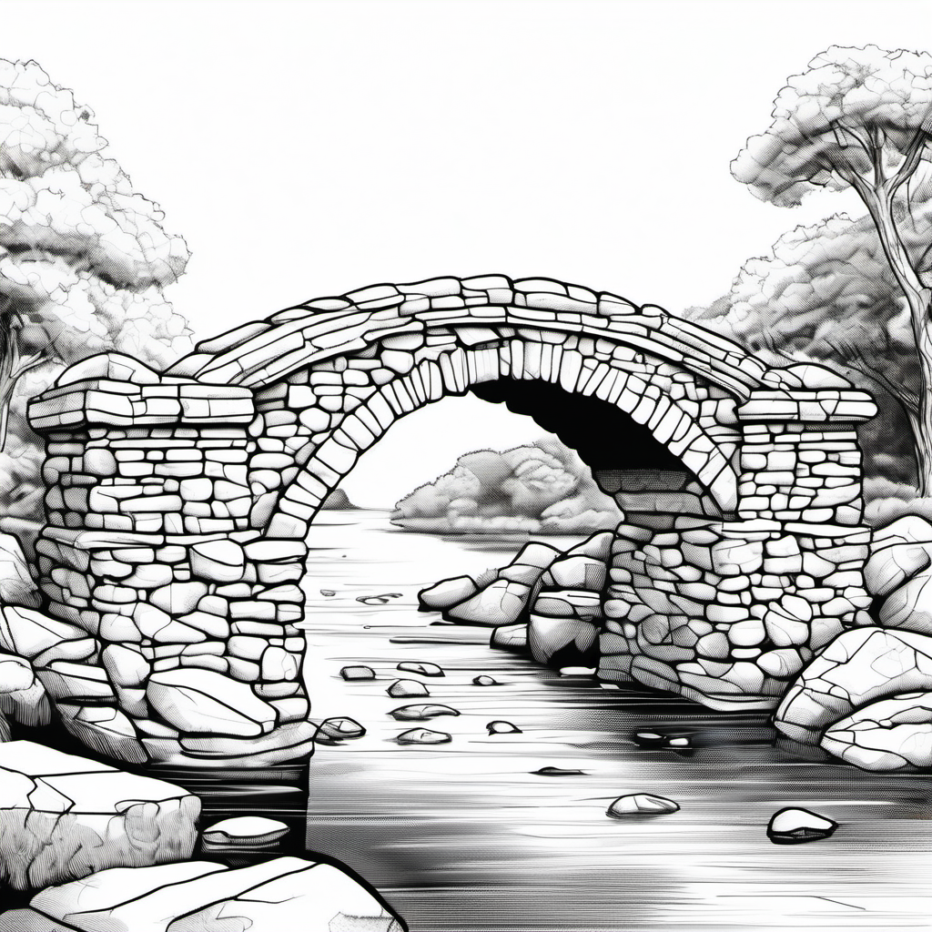 Kolorowanka Bridge 543 - Darmowa kolorowanka do druku dla dzieci