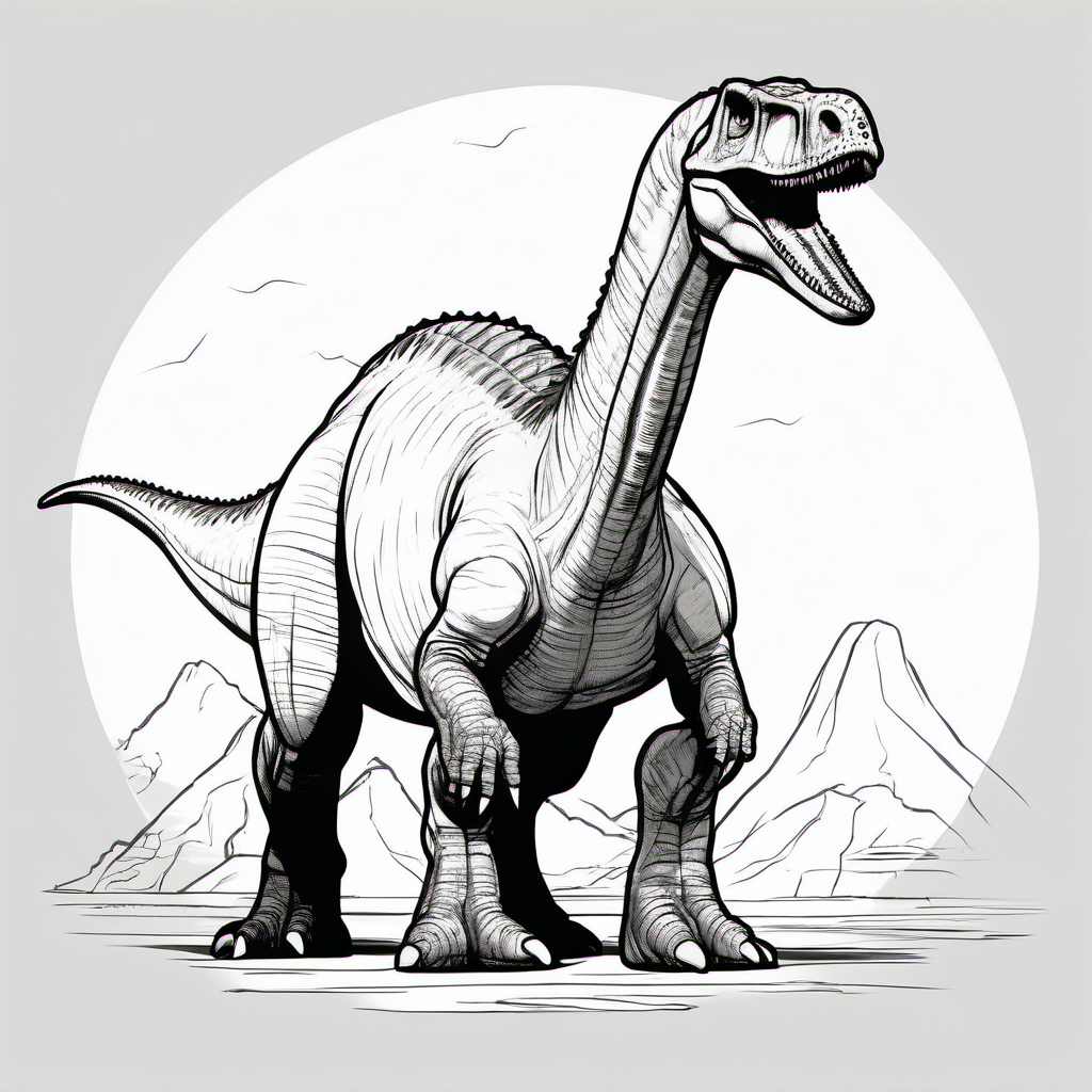 Kolorowanka Diplodocus 895 - Darmowa kolorowanka do druku dla dzieci