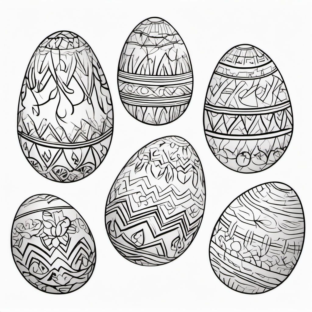 Kolorowanka Easter Egg 476 - Darmowa kolorowanka do druku dla dzieci