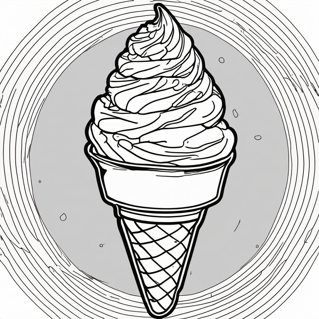Kolorowanka Ice Cream 620 - Darmowa kolorowanka do druku dla dzieci