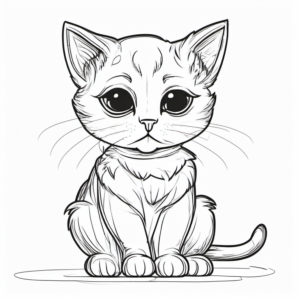 Kolorowanka Kot 653 - Darmowa kolorowanka do druku dla dzieci