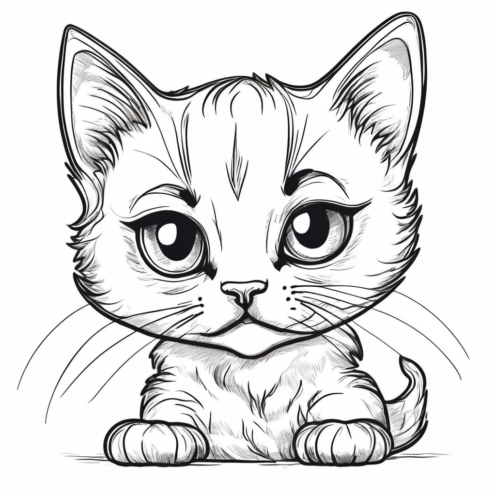 Kolorowanka Kot 73 - Darmowa kolorowanka do druku dla dzieci