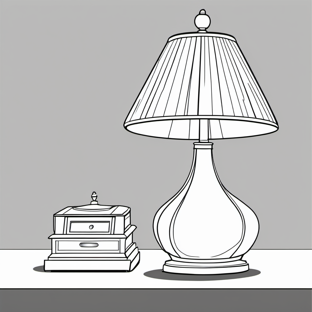 Kolorowanka Lampka 984 - Darmowa kolorowanka do druku dla dzieci
