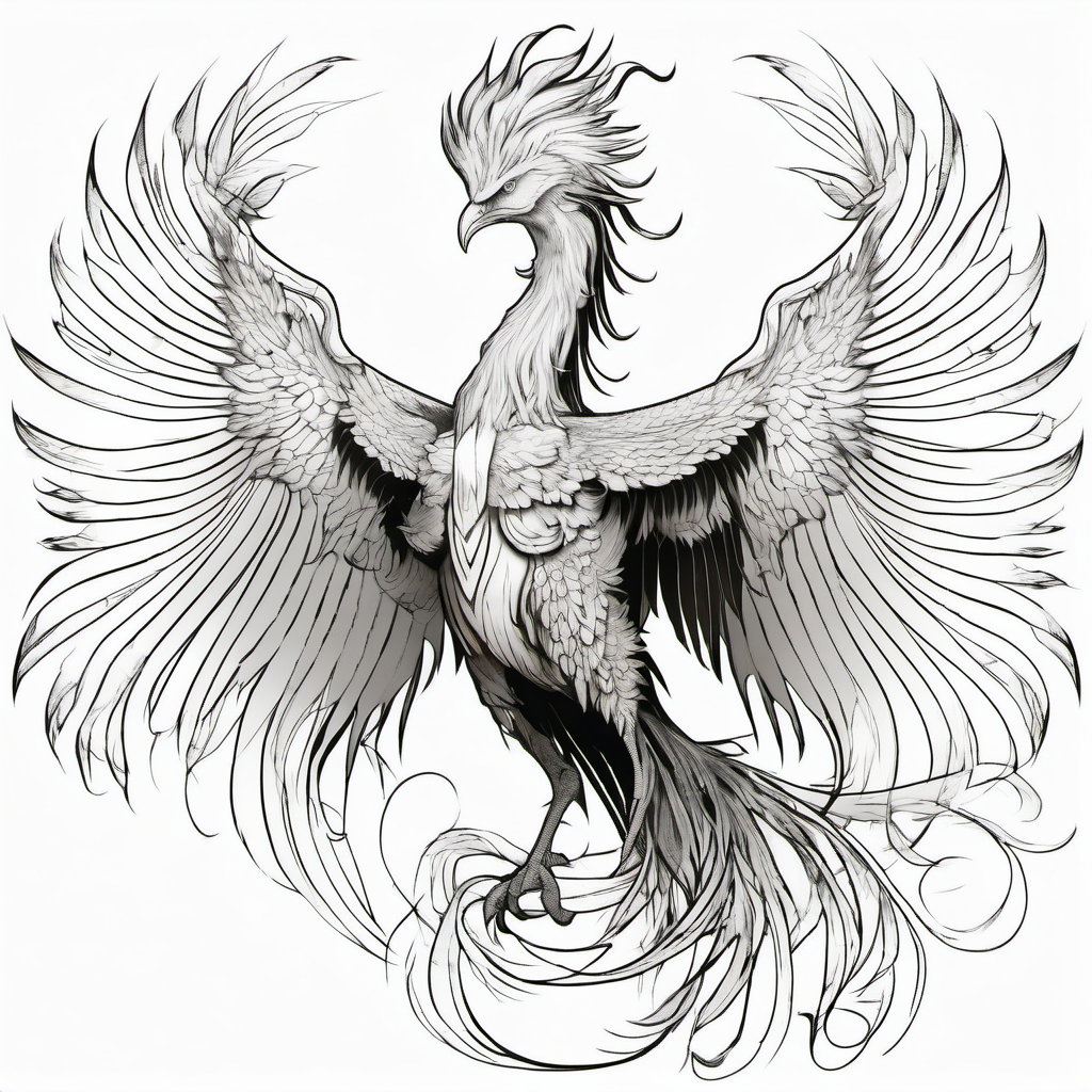 Kolorowanka Phoenix 602 - Darmowa kolorowanka do druku dla dzieci