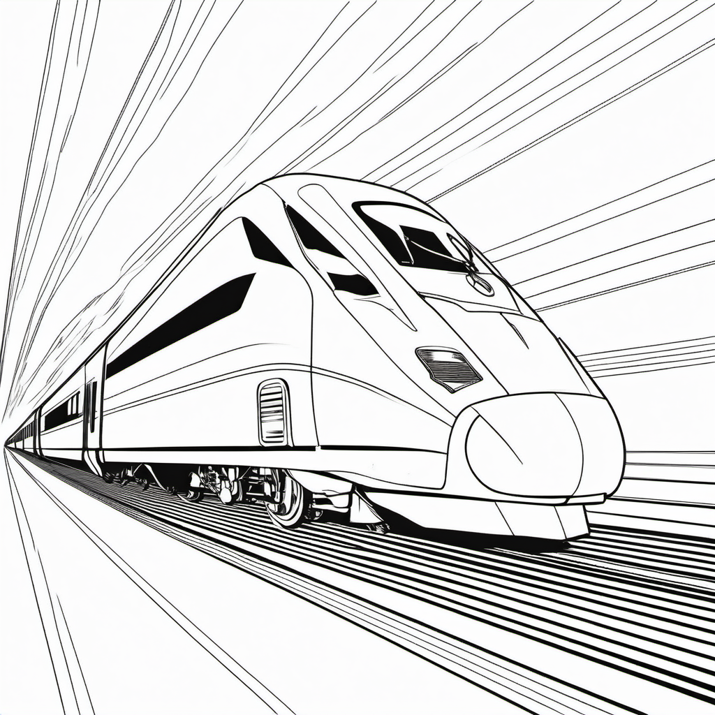 Kolorowanka Pociąg 411 - Darmowa kolorowanka do druku dla dzieci
