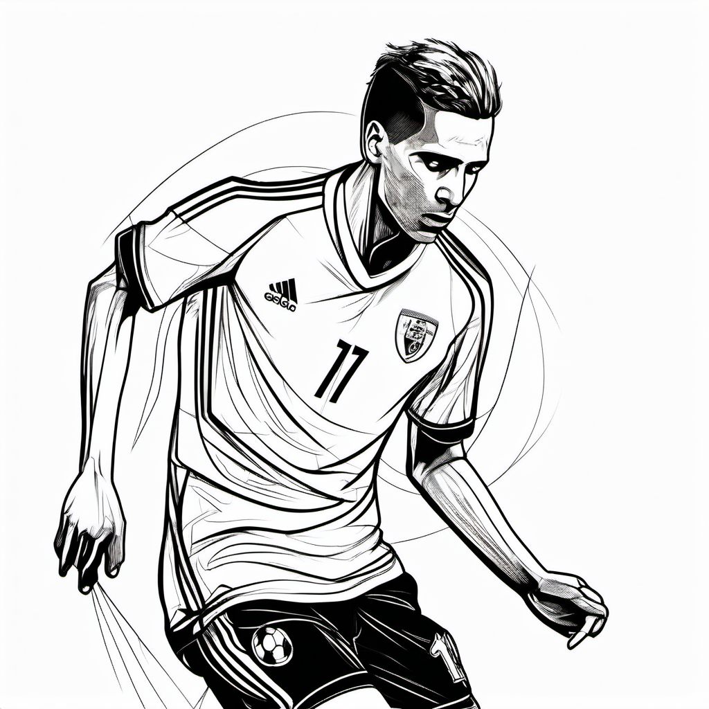 Kolorowanka Soccer 120 - Darmowa kolorowanka do druku dla dzieci