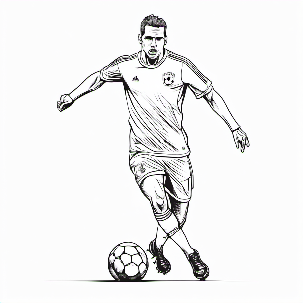 Kolorowanka Soccer 908 - Darmowa kolorowanka do druku dla dzieci