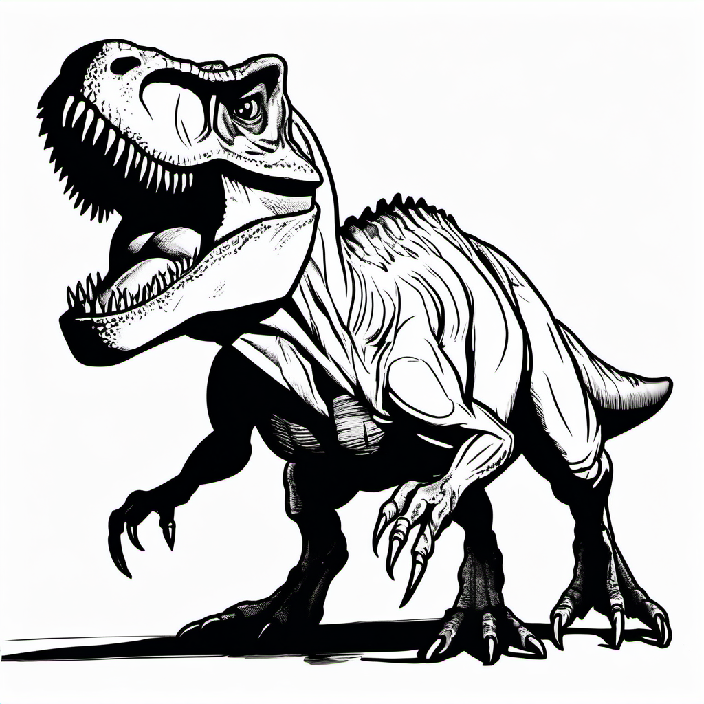 Kolorowanka T-rex 914 - Darmowa kolorowanka do druku dla dzieci