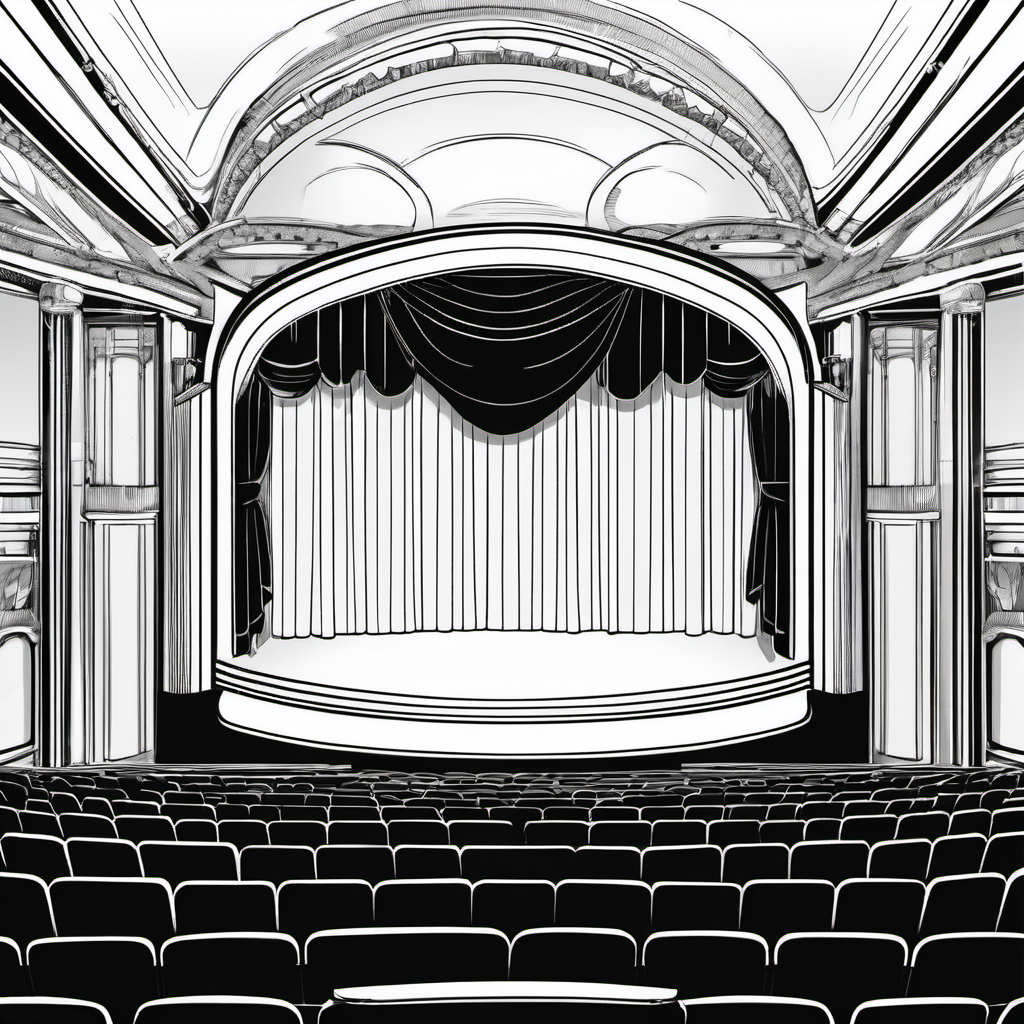 Kolorowanka Teatr 472 - Darmowa kolorowanka do druku dla dzieci