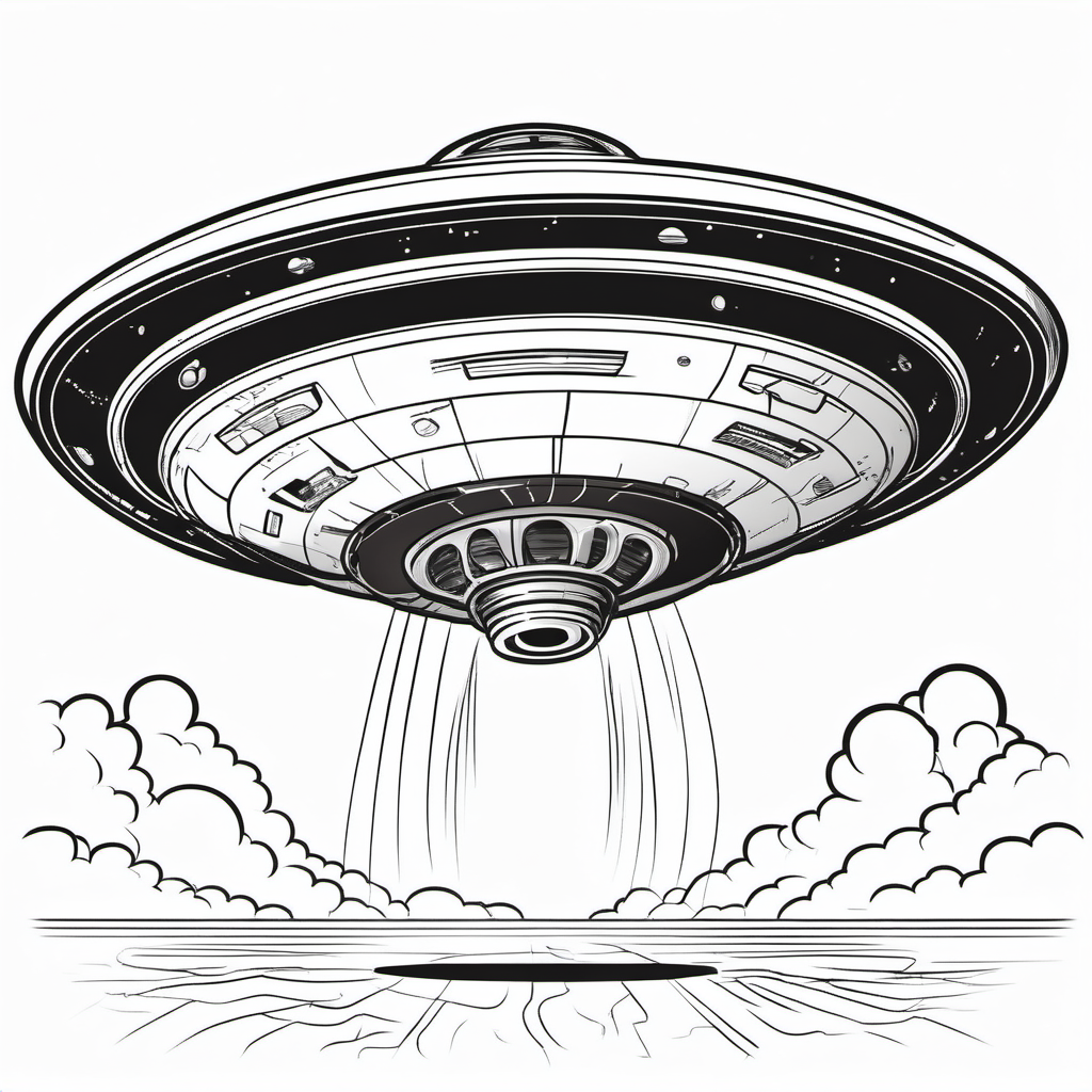 Kolorowanka Ufo 383 - Darmowa kolorowanka do druku dla dzieci