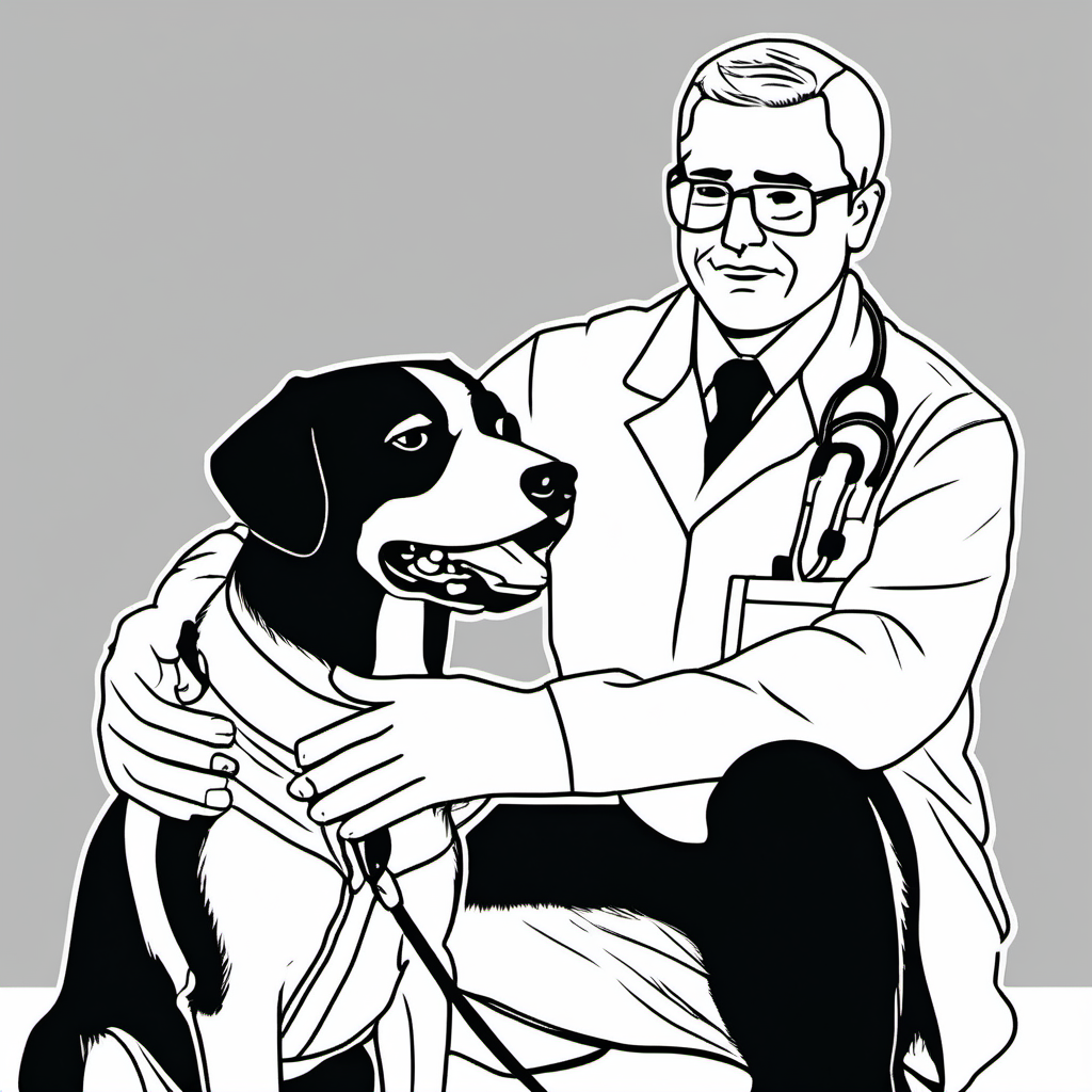 Kolorowanka Veterinarian 477 - Darmowa kolorowanka do druku dla dzieci