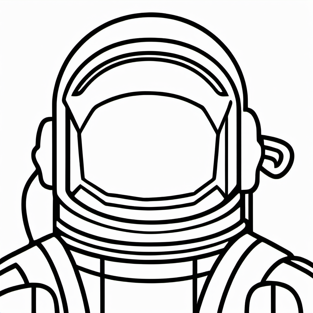 Kolorowanka Astronauta 498 - Darmowa kolorowanka do druku dla dzieci